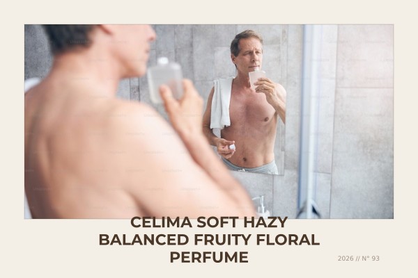 Celima soft hazy balanced fruity floral perfume