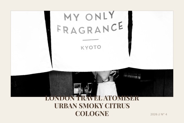 London Travel Atomiser urban smoky citrus cologne