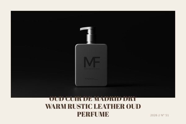 Oud Cuir de Madrid dry warm rustic leather oud perfume