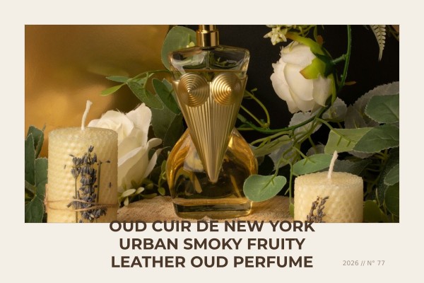 Oud Cuir de New York urban smoky fruity leather oud perfume